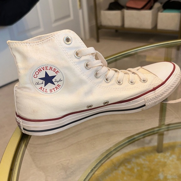 Converse Chuck Taylor All Star Canvas High Top Shoe Cream - Picture 5 of 9